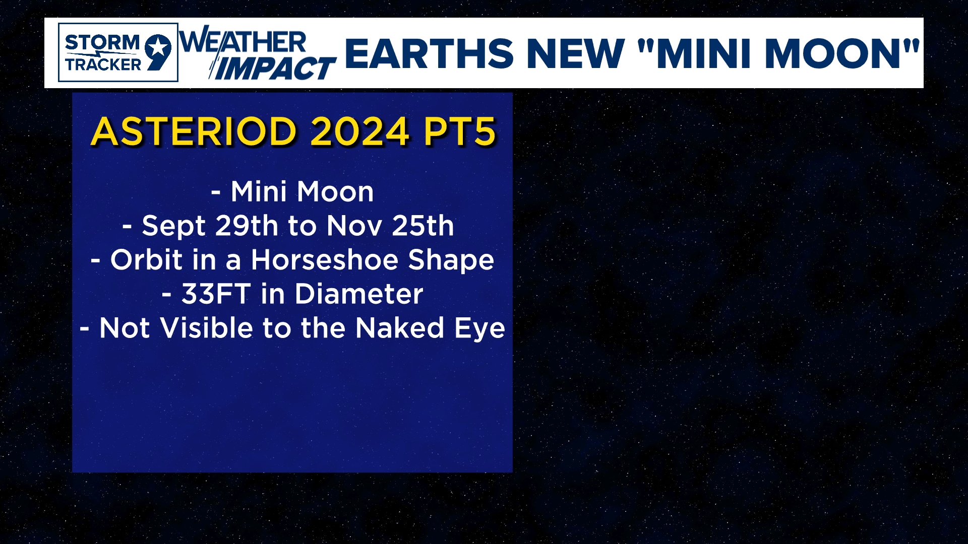 Earth is expected to have a Mini Moon named Asteroid 2024 PT5 till Late