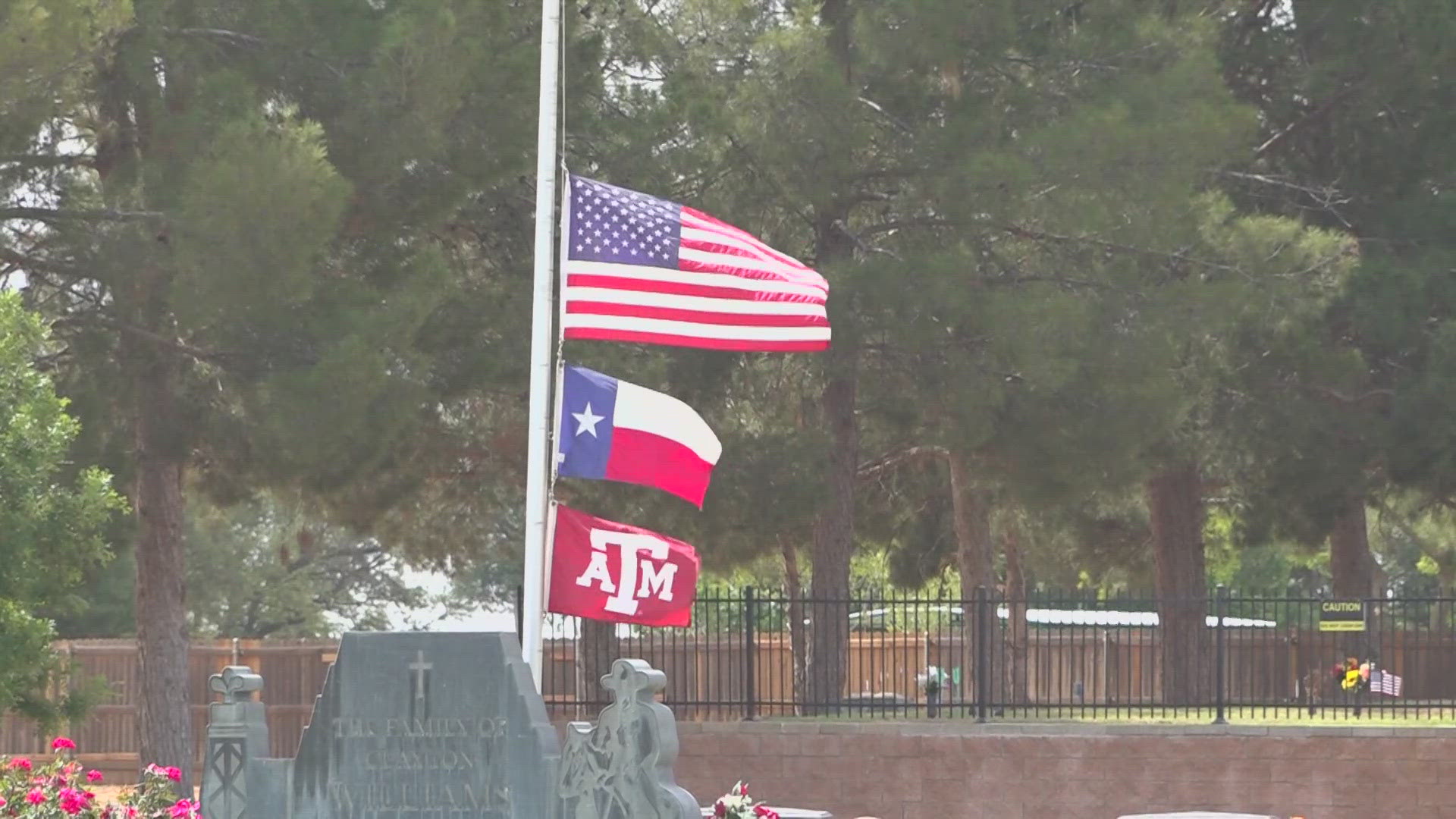 The American Legion Auxiliary Unit 19 was at the ceremony, along with several service organizations.