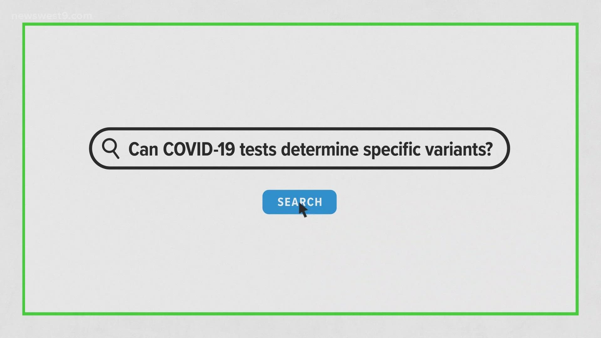 However, this specific test is not included as part of the general testing process to detect COVID.