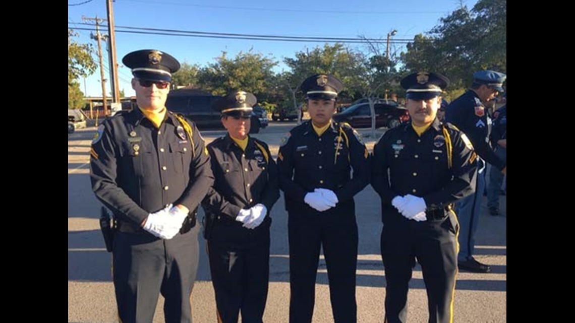 Opd Honor Guard Pays Respect To Fallen Texas Tech Officer 6890