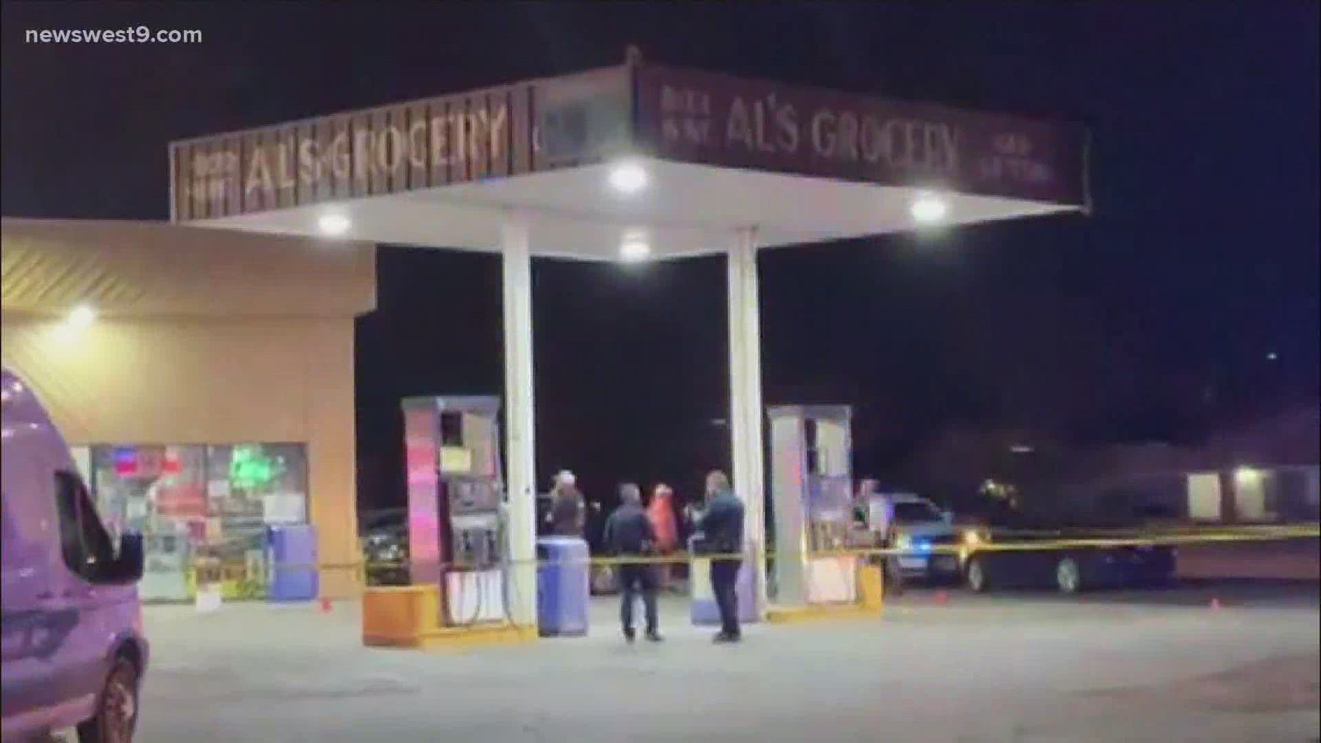 Midland Police confirm two teens were shot at Al's Grocery Sunday evening. Witnesses say the shooter ran away, jumping fences and running through nearby backyards.