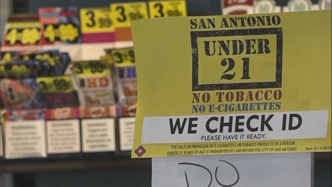 Bill proposes raising tobacco sales age to 21 across Texas