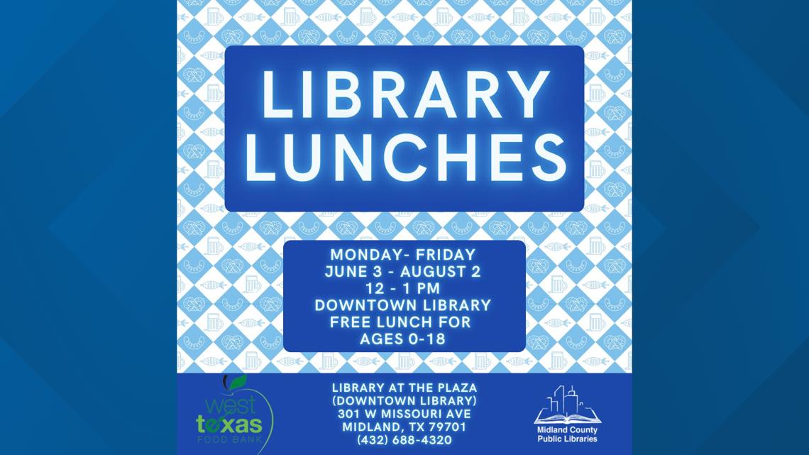Midland County Libraries hosting Library Lunches - Vimarsana News