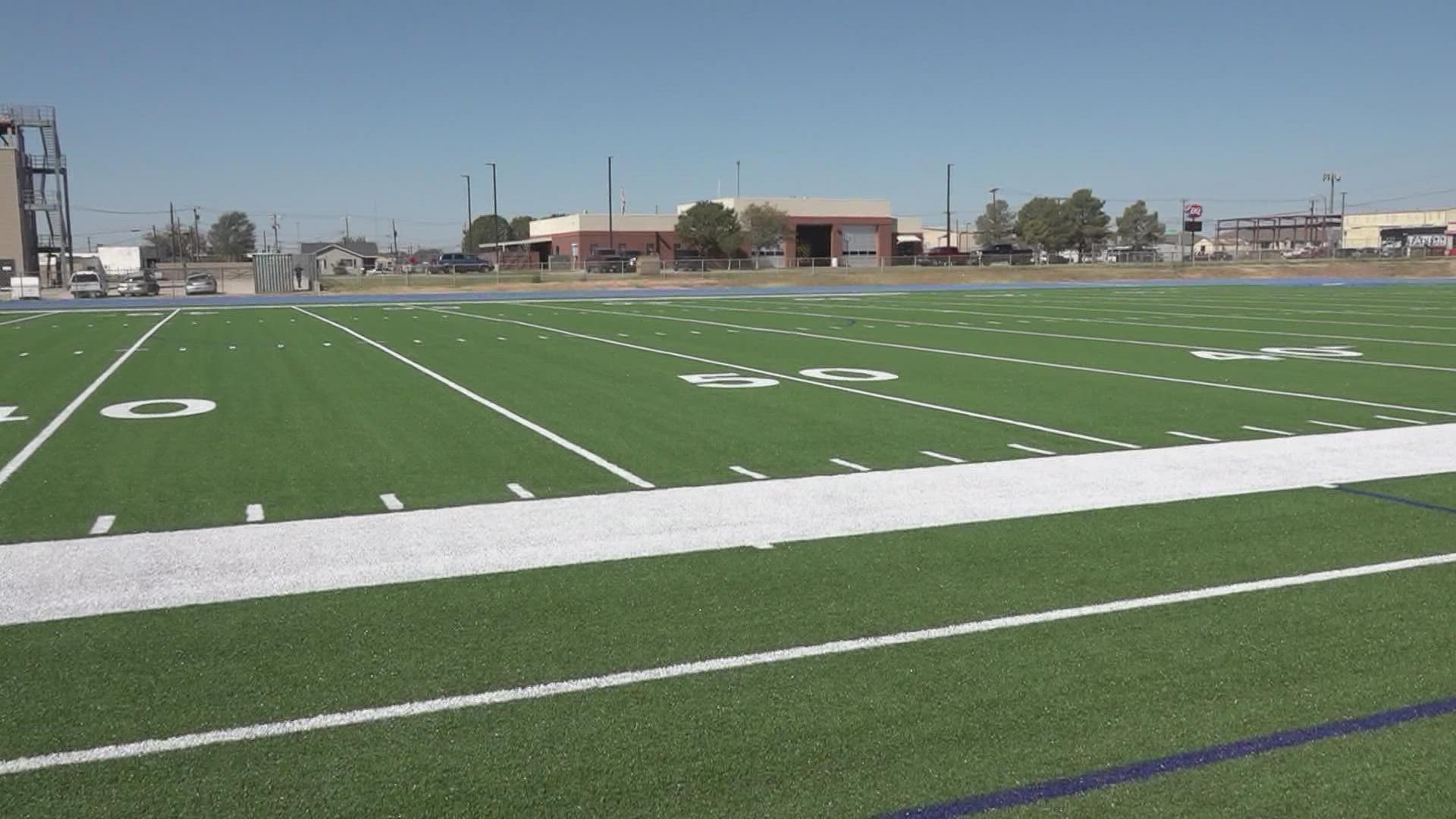 First Basin Credit Union donated $1 million to the next phase of the James Segrest Stadium.