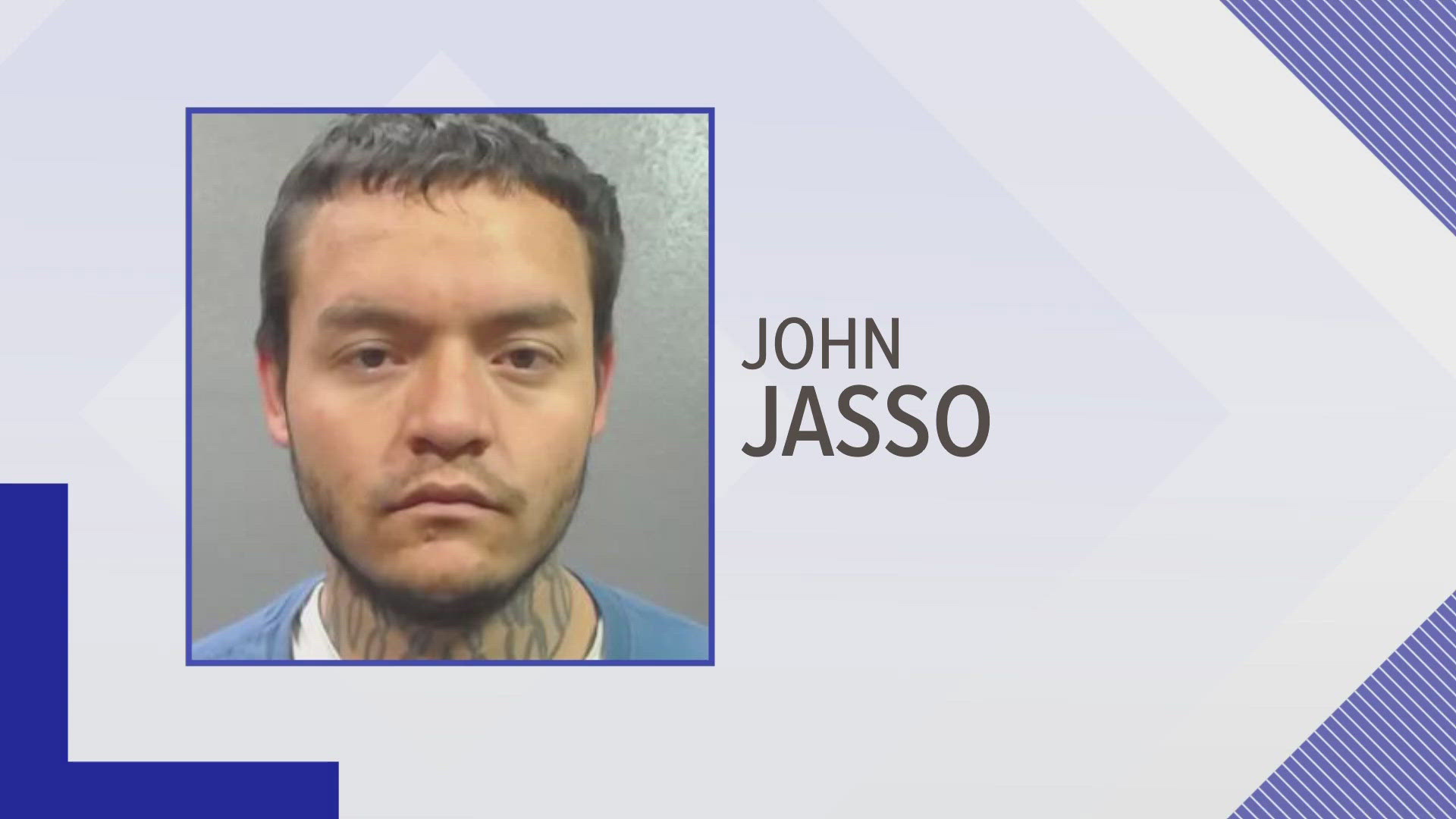 29-year-old John Jasso is wanted on "supervised release violation - felon in possession of a firearm."