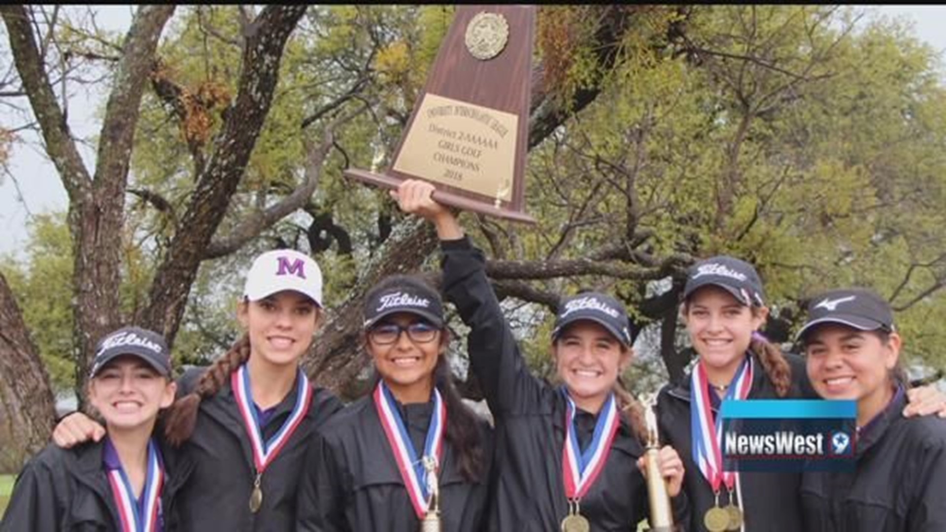 Midland High girls golf wins district title