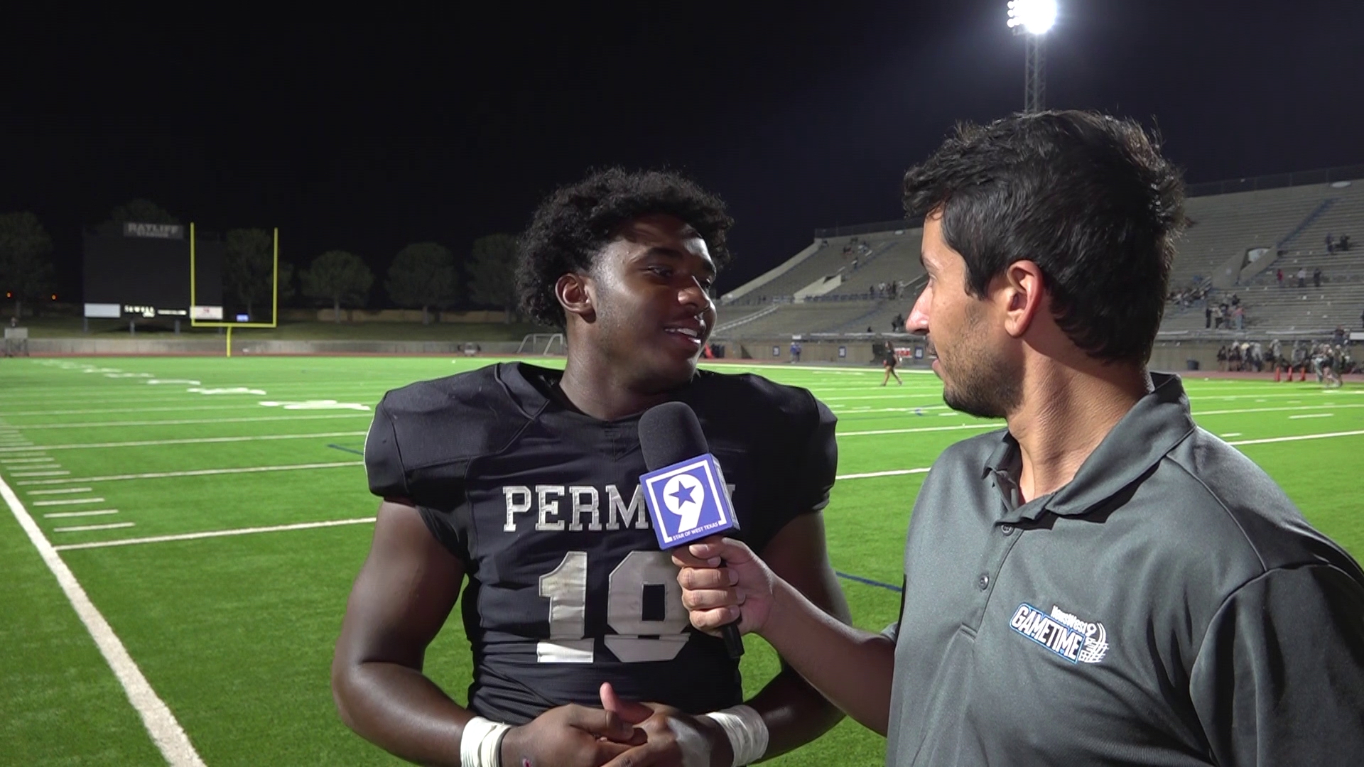 NewsWest 9's Jason Freund spoke with the running back about the win and the atmosphere of Ratliff Stadium.