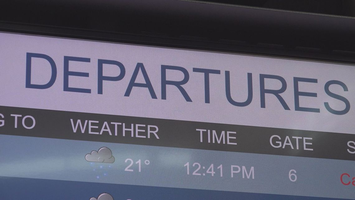Flights still take off from Midland International Airport despite winter storm