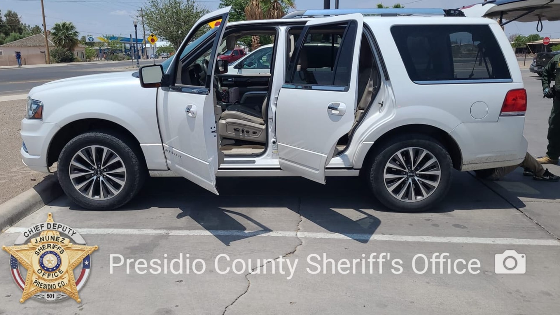 Presidio County Sheriff Deputies arrest two suspects involved in a