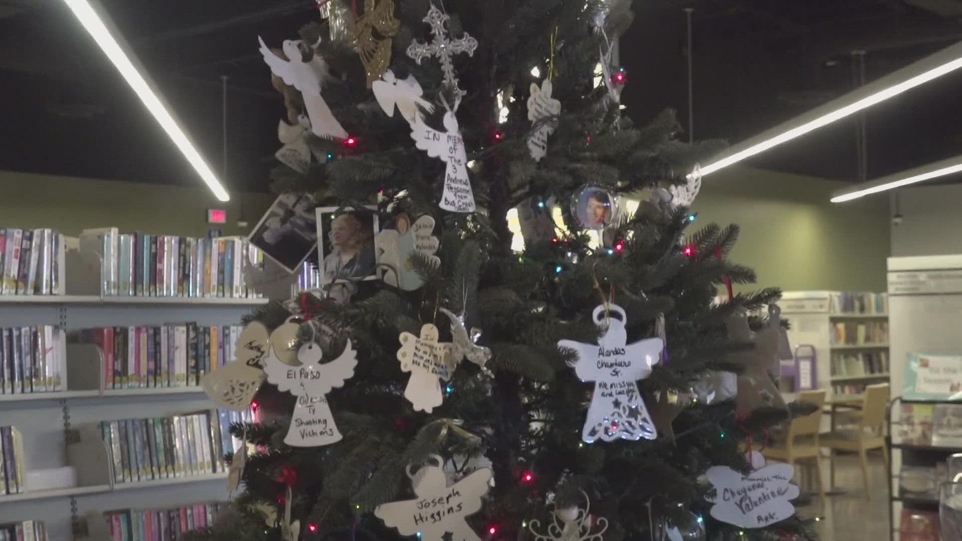 Midland Victim's Coalition has set up a memorial angel tree at the Midland County Centennial Library.