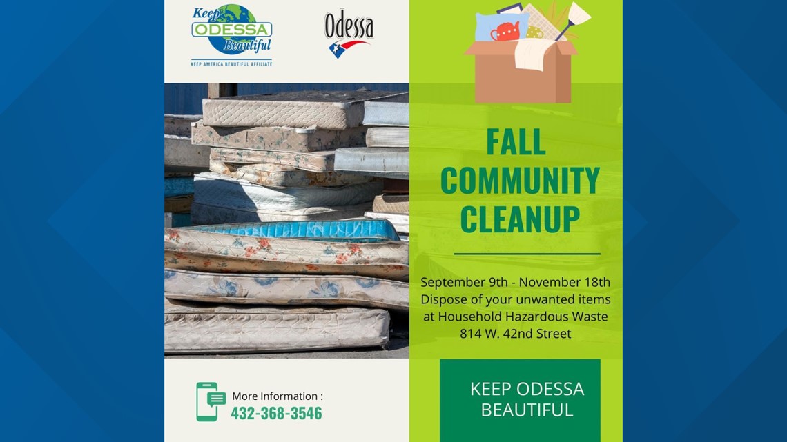 City of Odessa and Keep Odessa Beautiful team up for Fall Community Cleanup - Vimarsana News