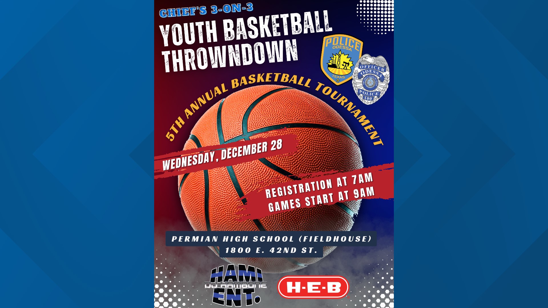 OPD holding annual 3on3 youth basketball tournament