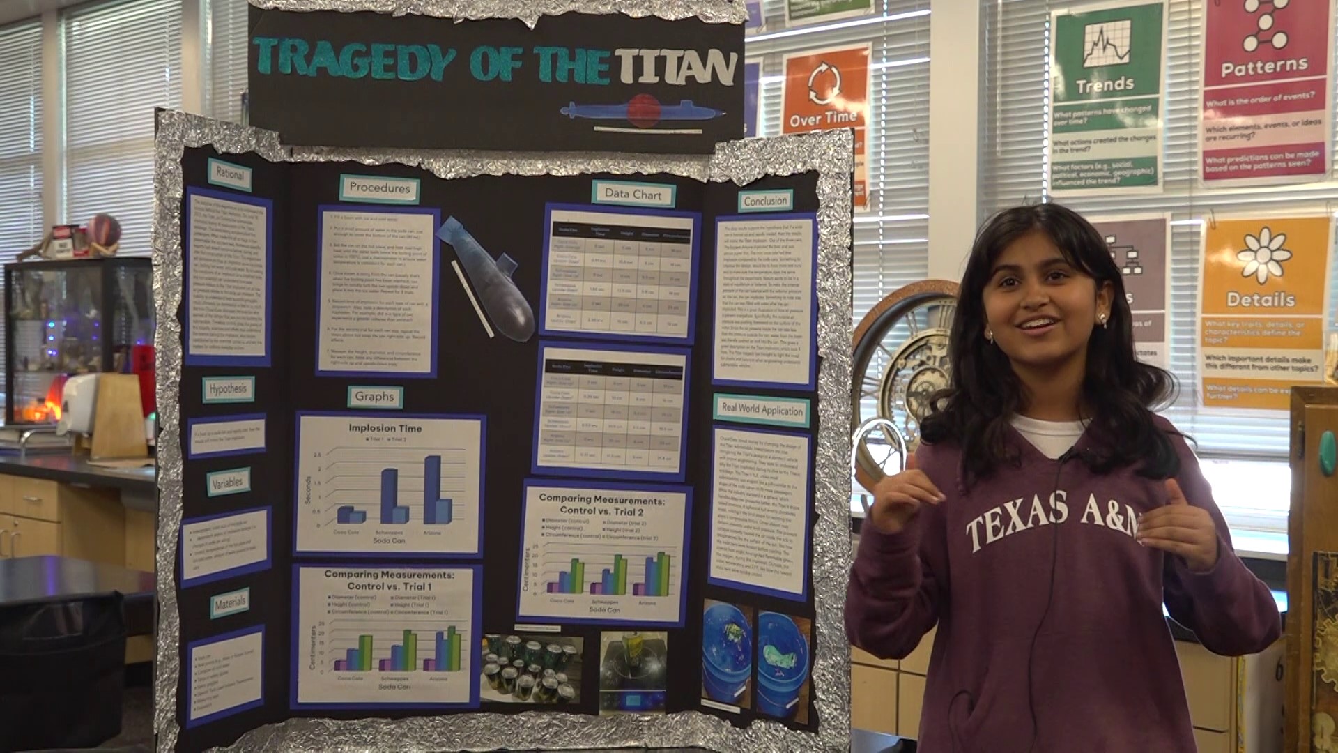 Kecia Bajaj made this her science fair project this year. As a result, she made it to the State Science Fair at Texas A&M Saturday.