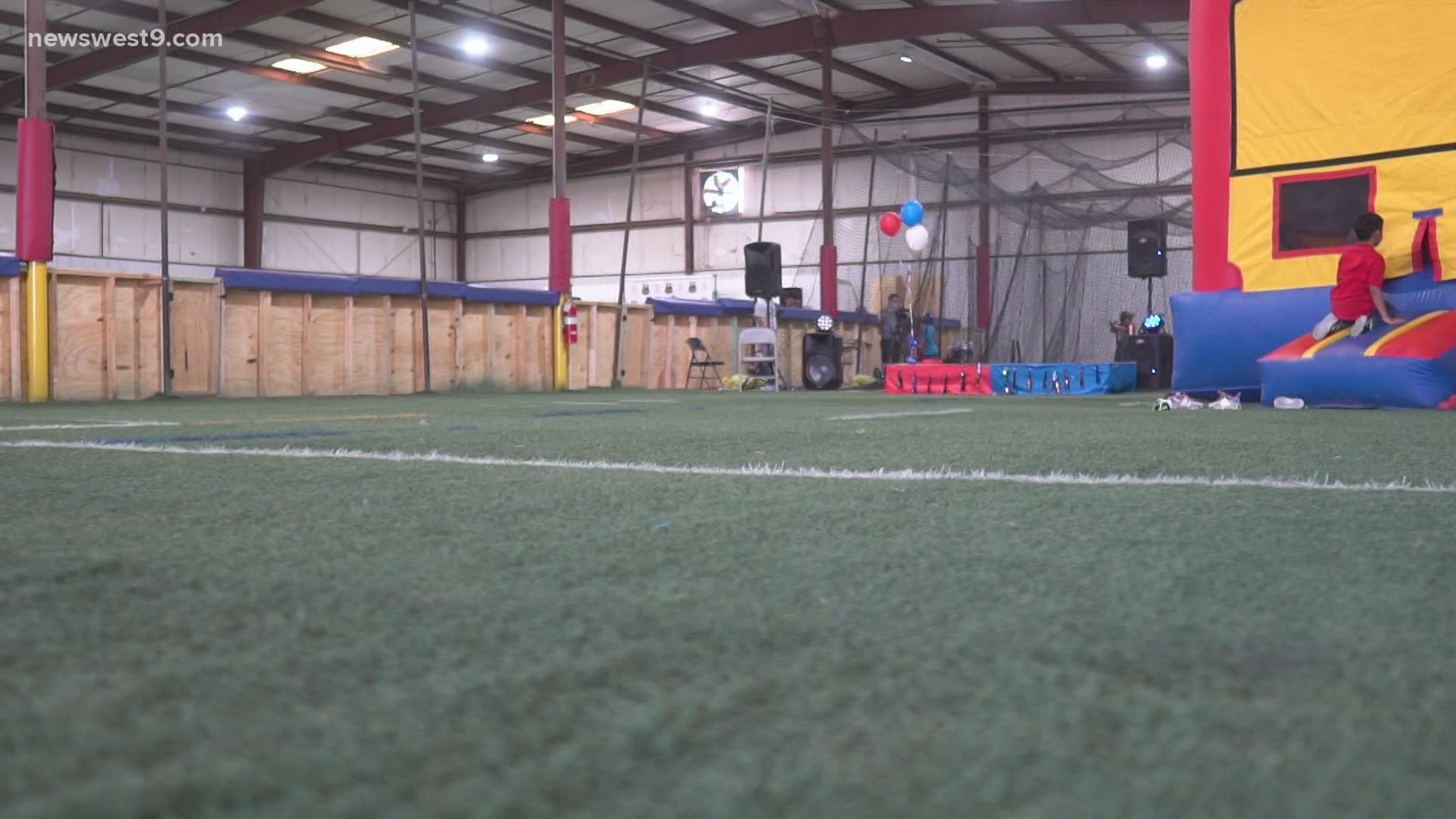 The West Texas Fieldhouse opened their doors on Saturday. The training facility has open turf, indoor soccer, batting cages, mini sports camps, and so much more.