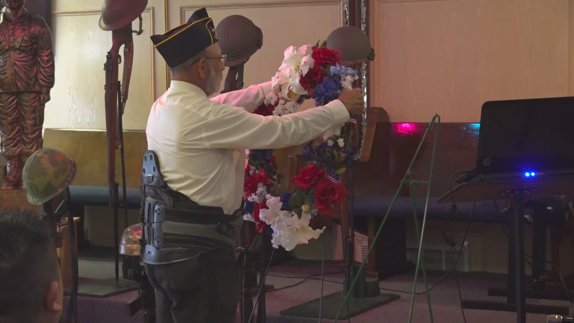 Congressman August Pfluger, who served in the U.S. Air Force for about 20 years, spoke on remembering, honoring and preserving those who made the ultimate sacrifice.