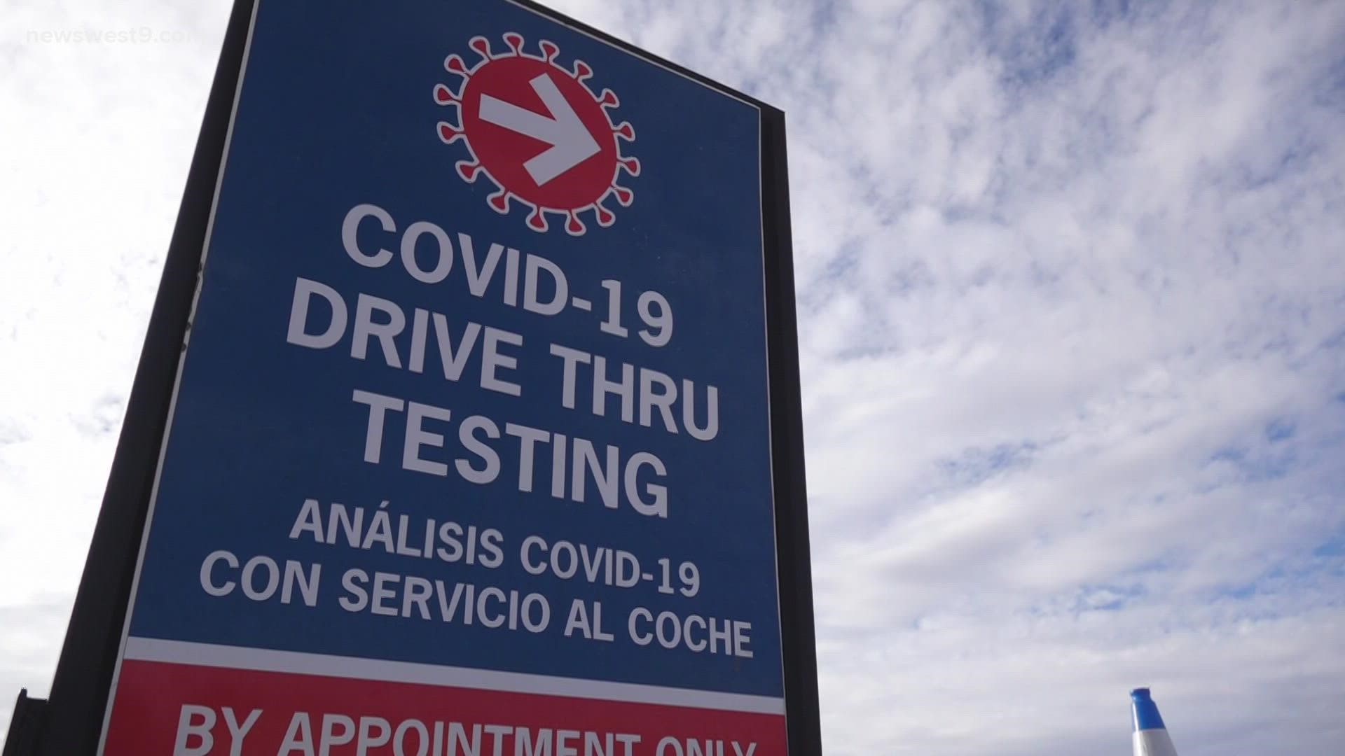 NewsWest 9 spoke with Val Sparks, Infection Preventionist with Midland Health. She said out of the 98 people that went in for a test on Thursday, 57 were positive.