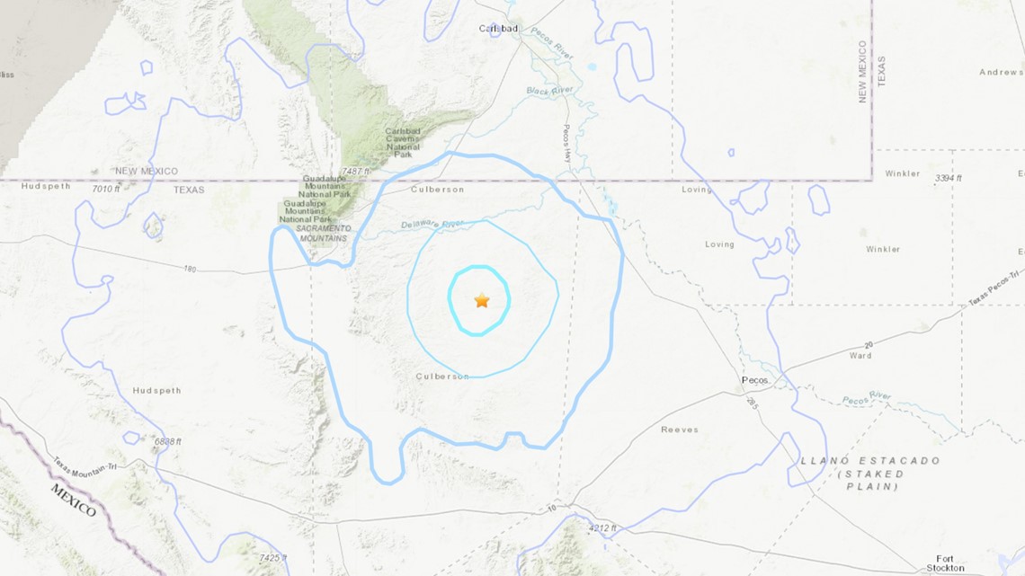 Multiple earthquakes shake West Texas Tuesday morning