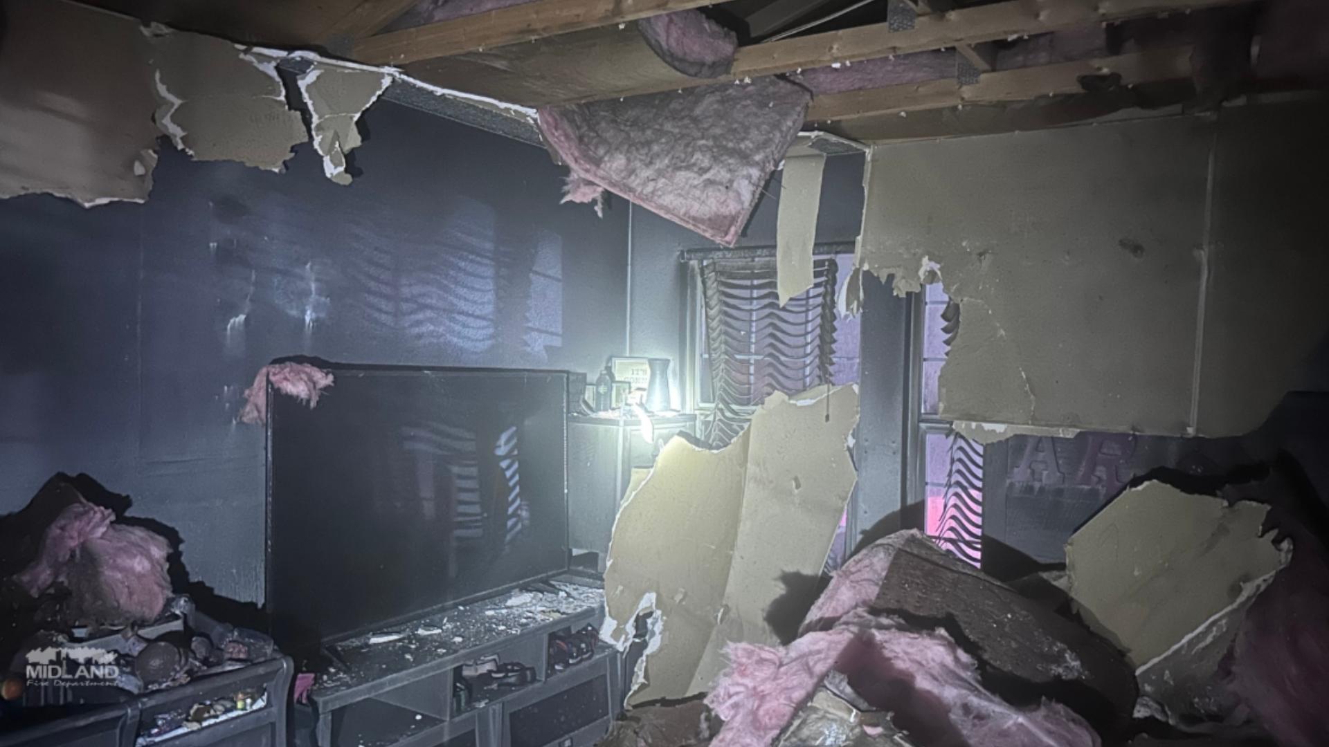 Midland family displaced by apartment fire Tuesday | newswest9.com