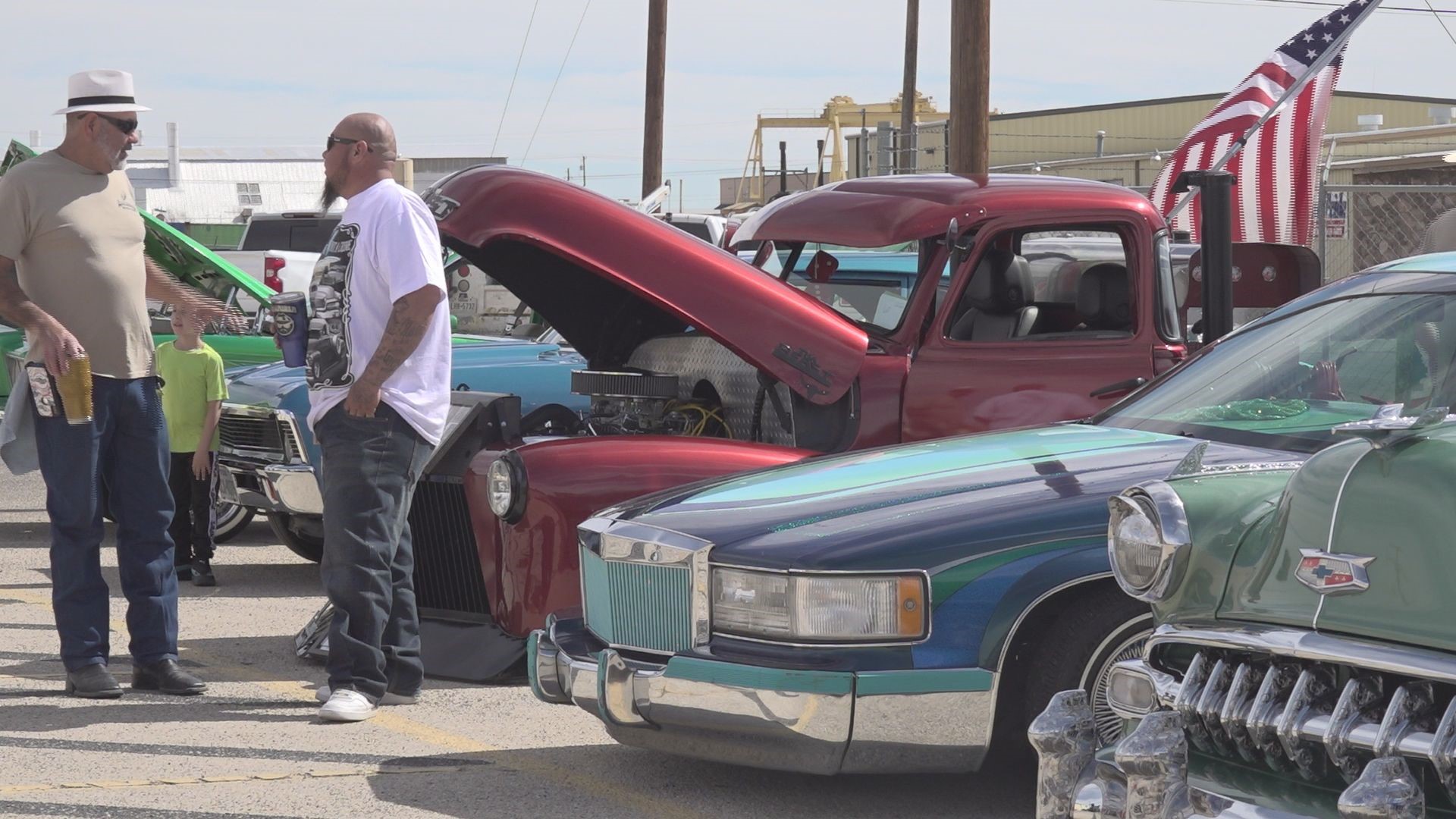 The car show also acts as a fundraiser for the program and students.