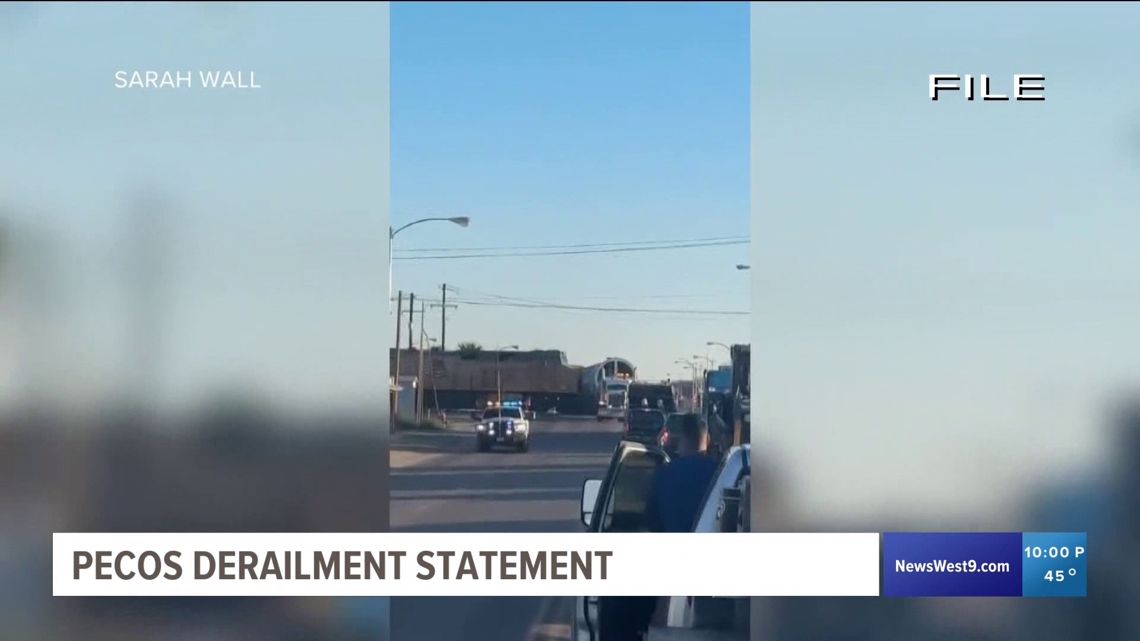 Company of hydraulic platform trailer involved in deadly Pecos train derailment releases statement | newswest9.com