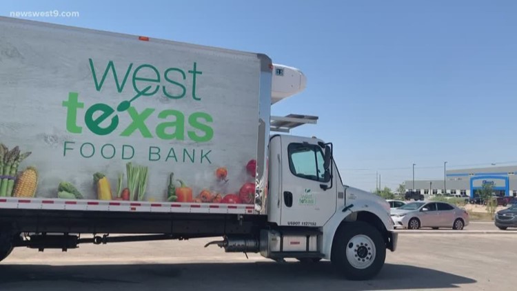 West Texas Food Bank holding free food pantry at Odessa ...