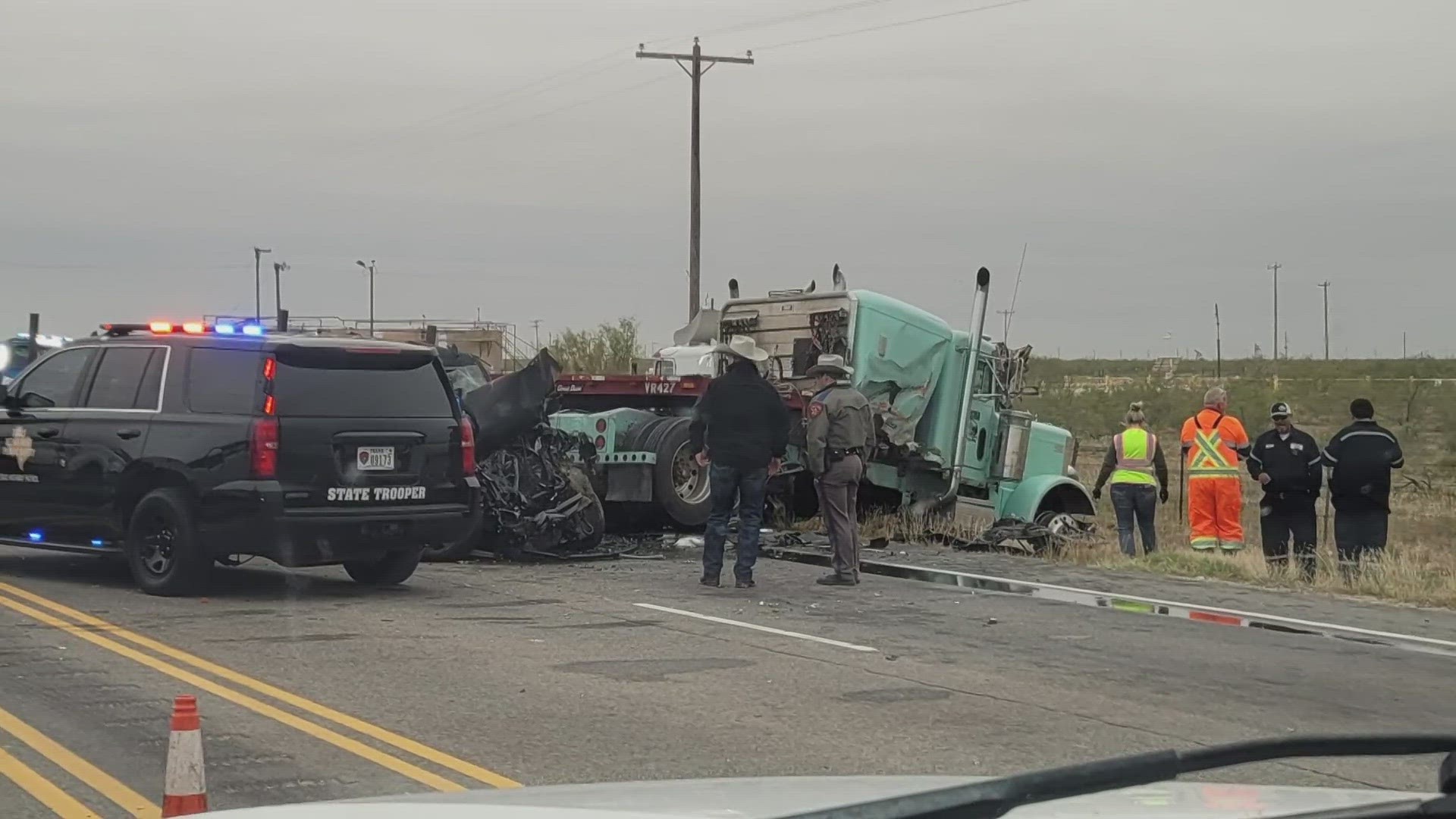 The driver of the GCSO vehicle was taken to MMH in stable condition, no other injuries were reported.