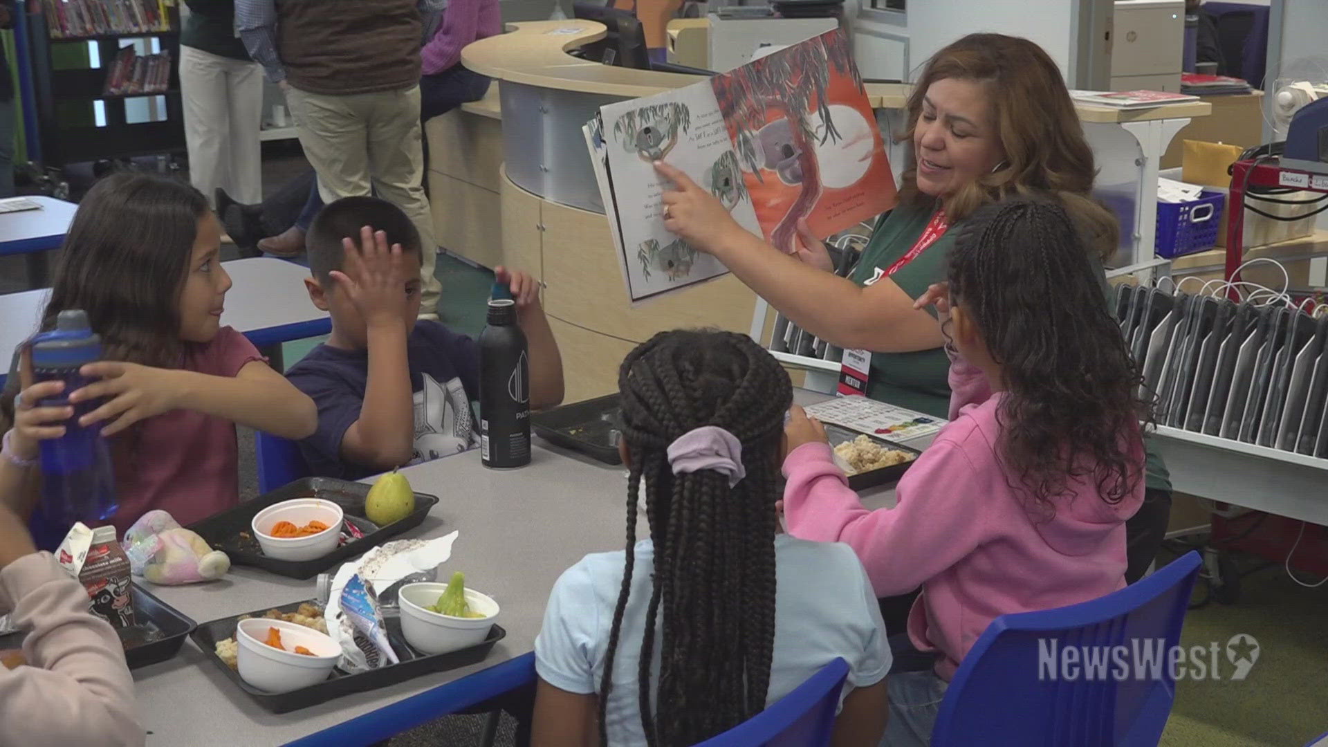 Diamondback Energy has added Opportunity Tribe as a partner in the program where adult volunteers read to kids at lunch. Those mentorships leave a lasting impact.