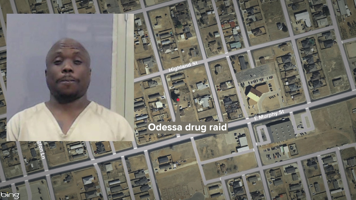 Odessa police arrest man on drug charges after raid | newswest9.com