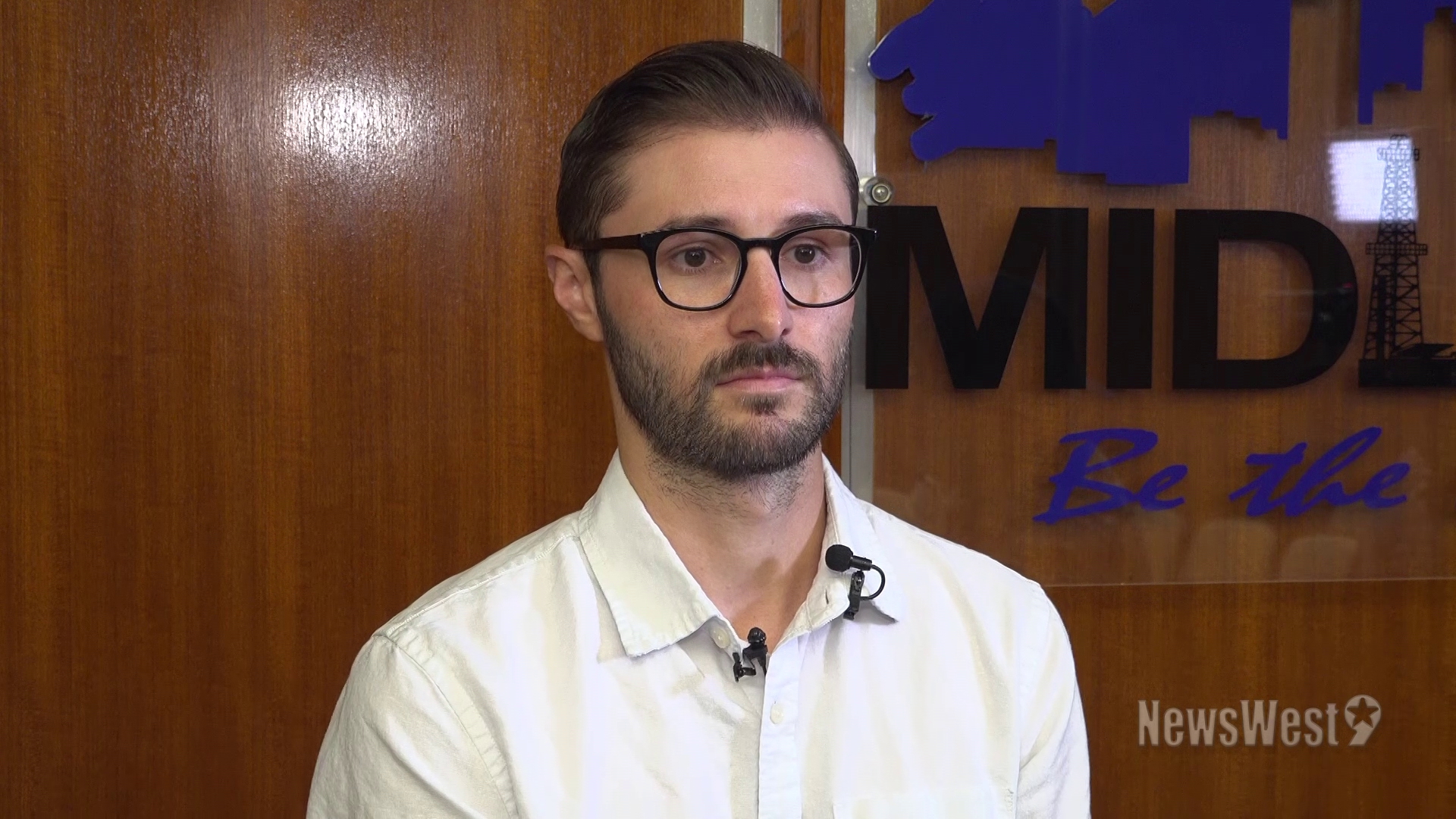 Tyler Collins with Midland Health Services spoke to the media Thursday to give an update on a Midland County resident who died due to West Nile Virus.