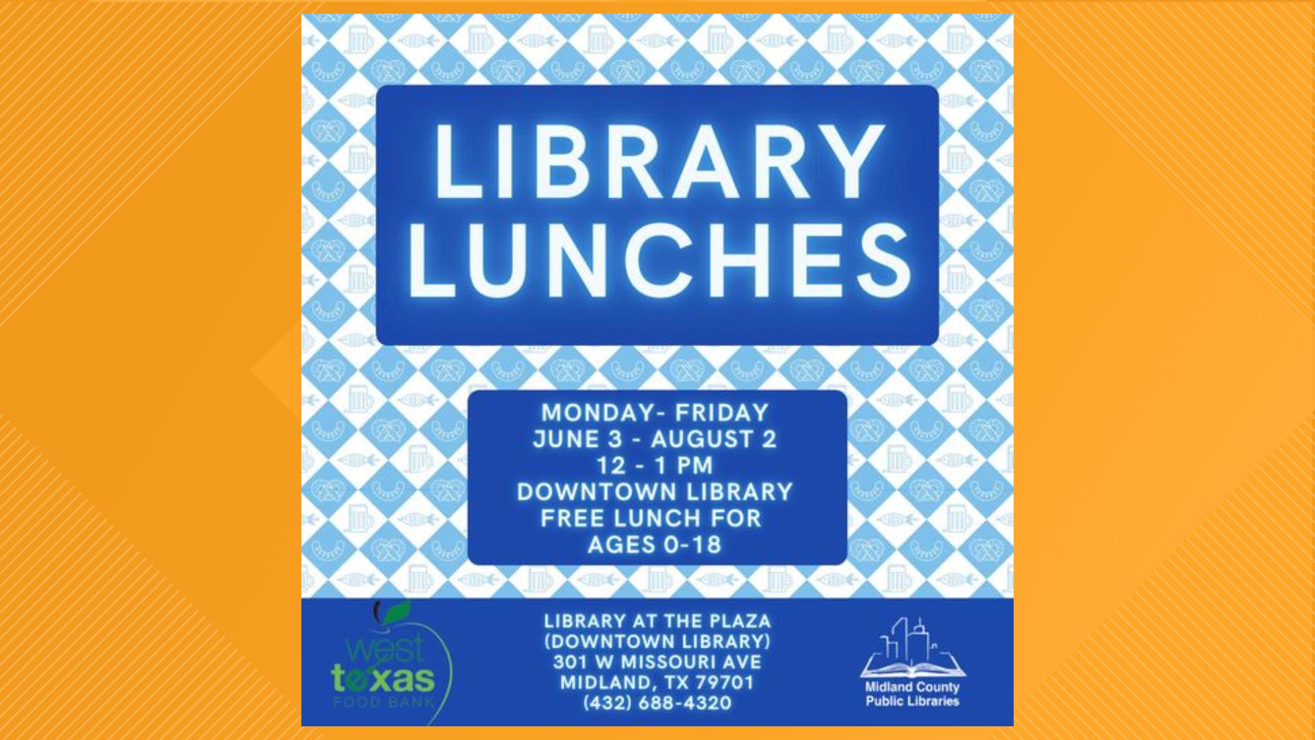 Midland Downtown Library and West Texas Food Bank team up to provide