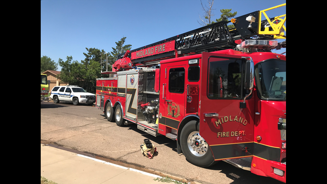 2 apartments affected in Midland fire