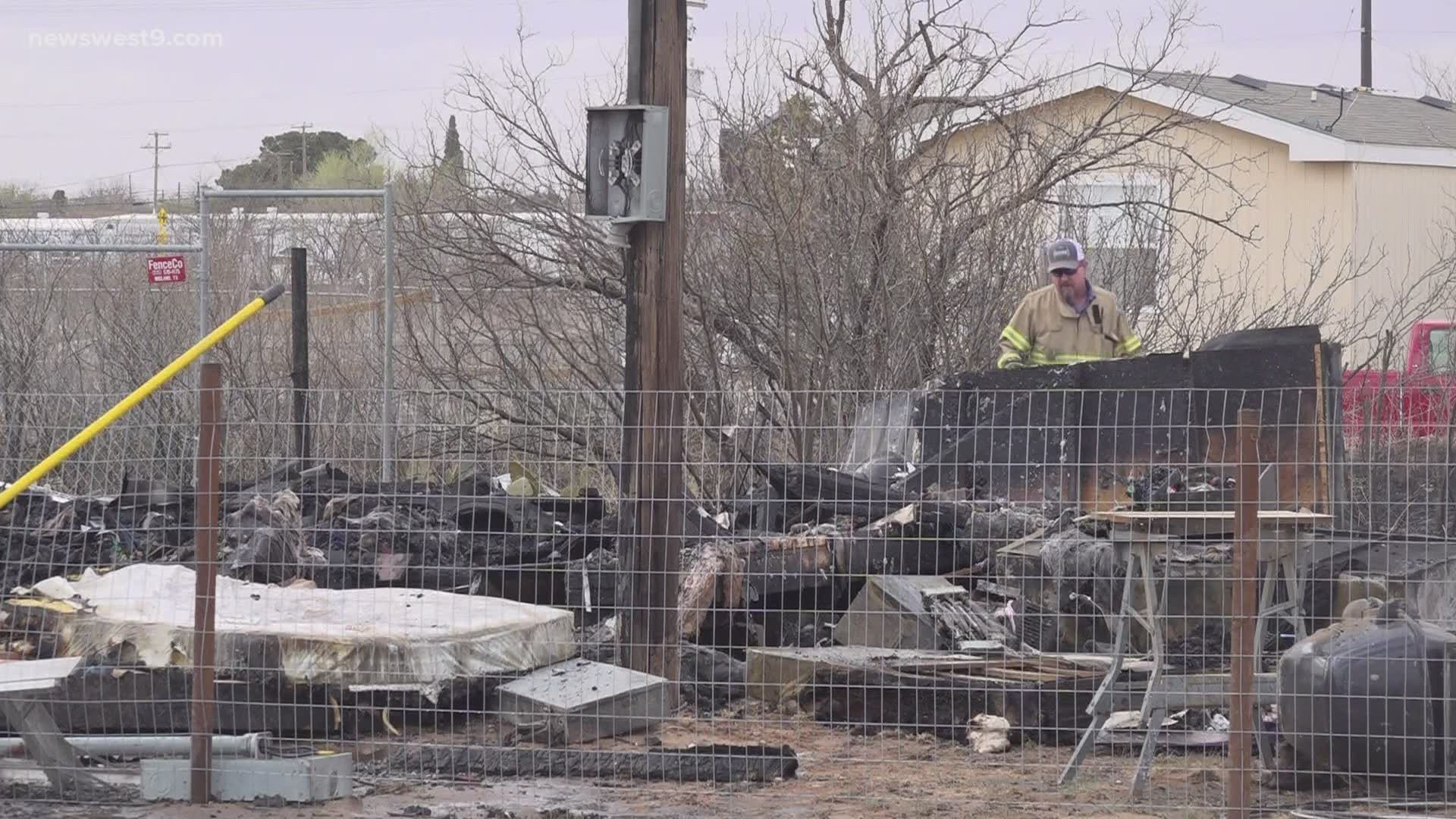 Family loses everything in Stanton house fire