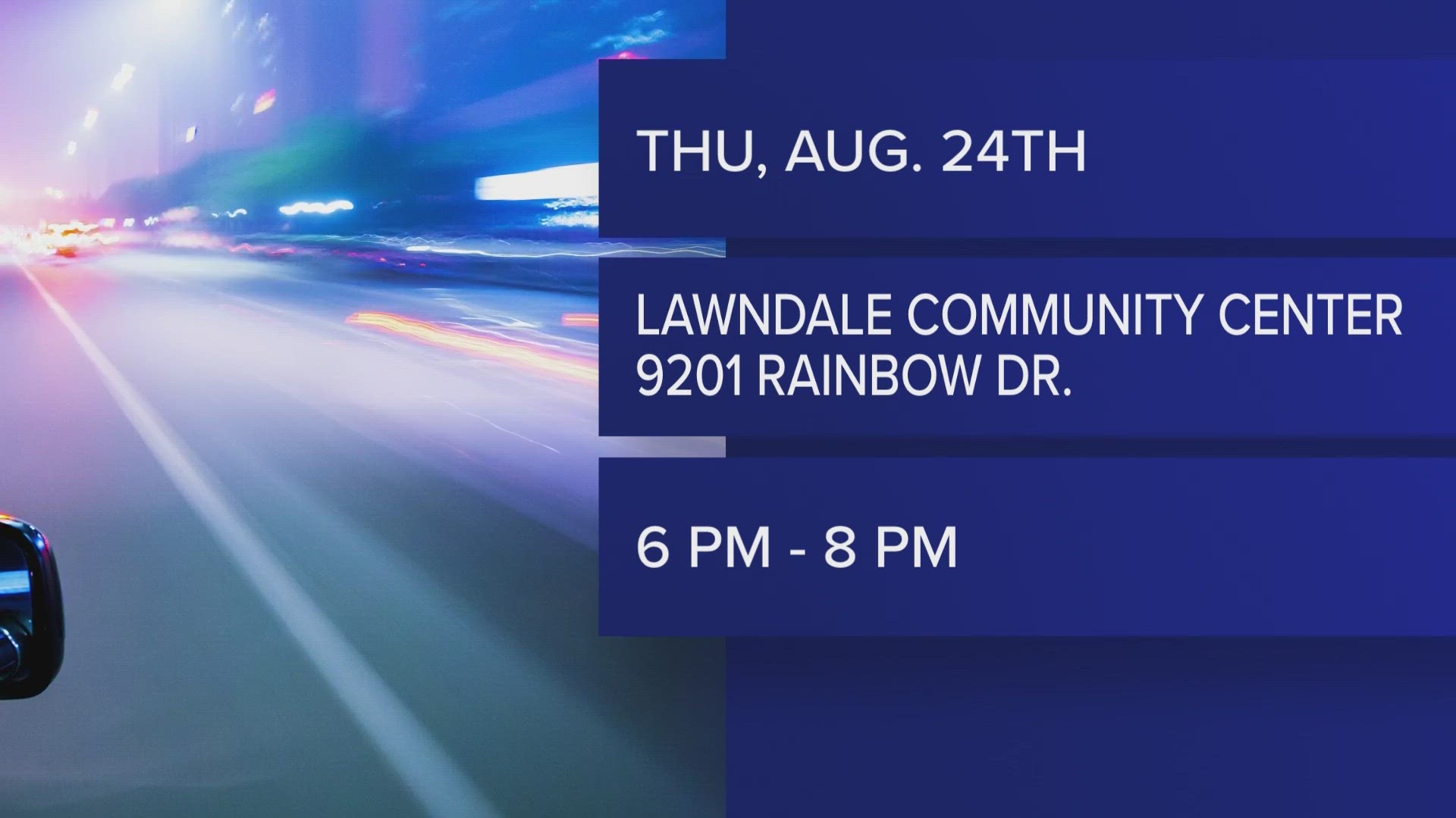 The event will be on August 24 and both Odessa Mayor Javier Joven and Odessa City Councilman Greg Connell will be in attendance to address the concerns.