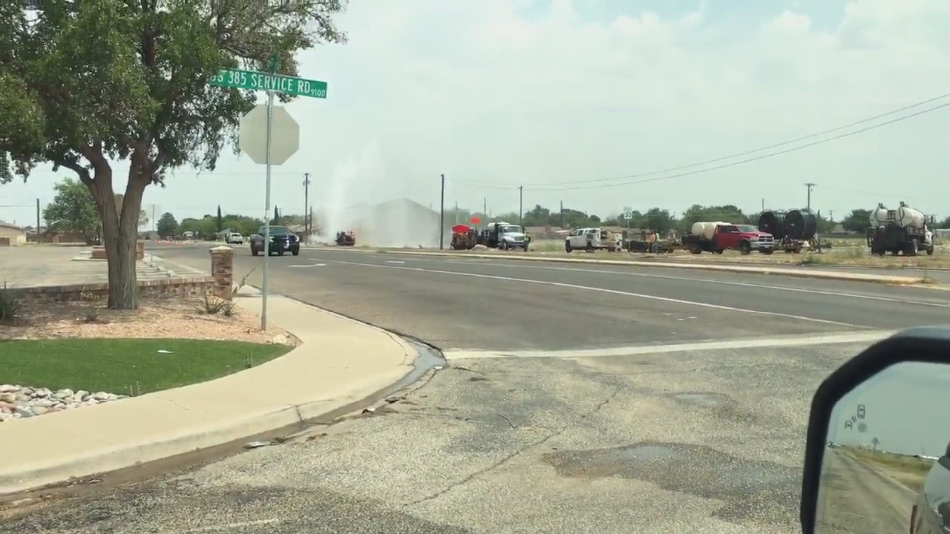 A contractor hit a 16” water main in the area of 91st and Andrews Highway. Customers may experience low water pressure in that area. Crews are on site, and repair is
Credit: April Sanders