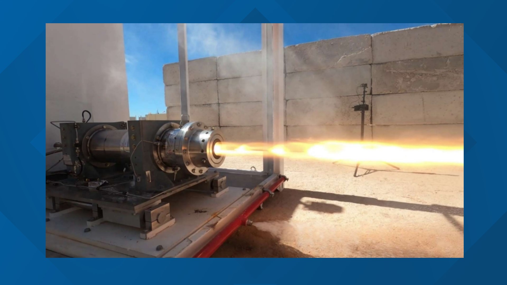 Aerospace company Firehawk completed their first hybrid rocket engine test, after breaking ground on the testing site just three months ago.