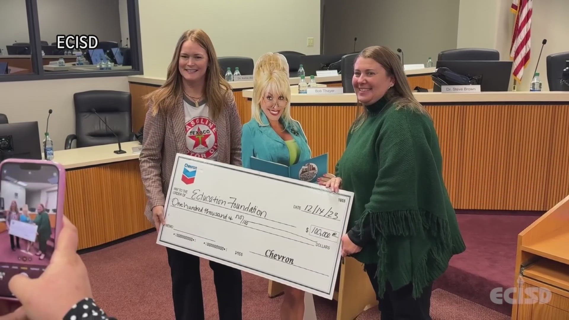 Ector County's Education Foundation says it is honored to have Dolly Parton's Imagination Library in Ector County, TX.