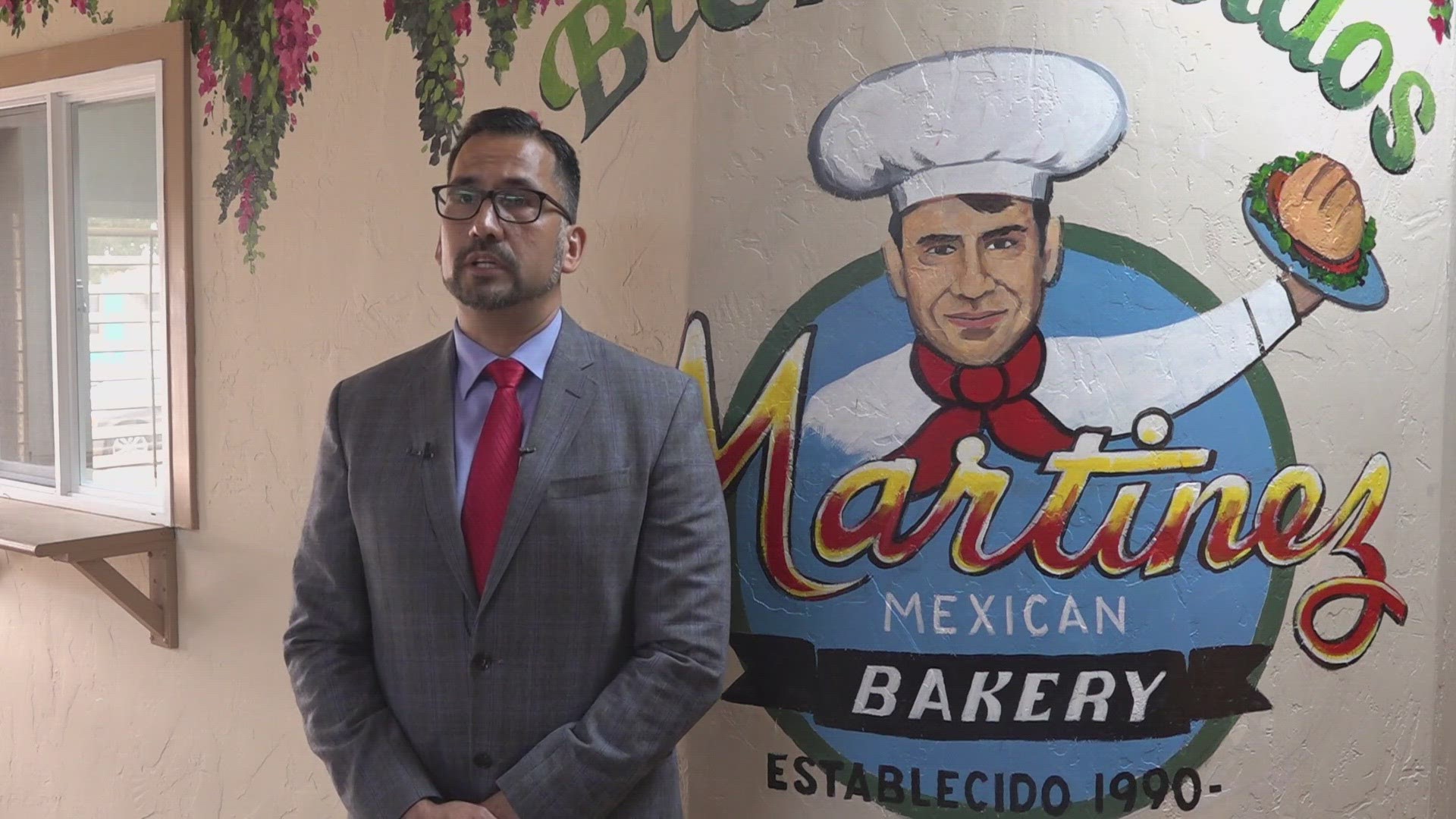 Midland County Commissioner, Luis Sanchez, announced his run for re-election at Martinez Bakery on Tuesday and talked about what is next for Midland.