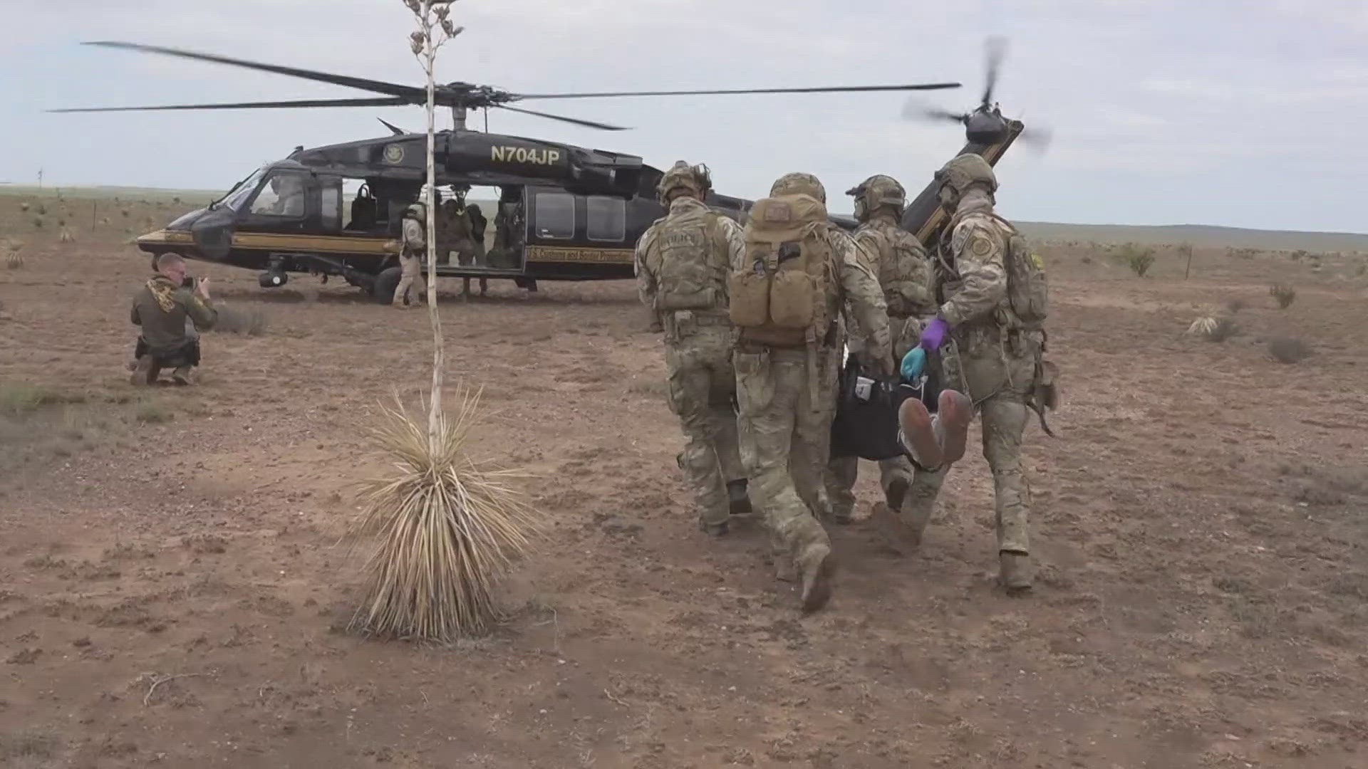US Border Patrol demonstrates rescue in Big Bend | newswest9.com