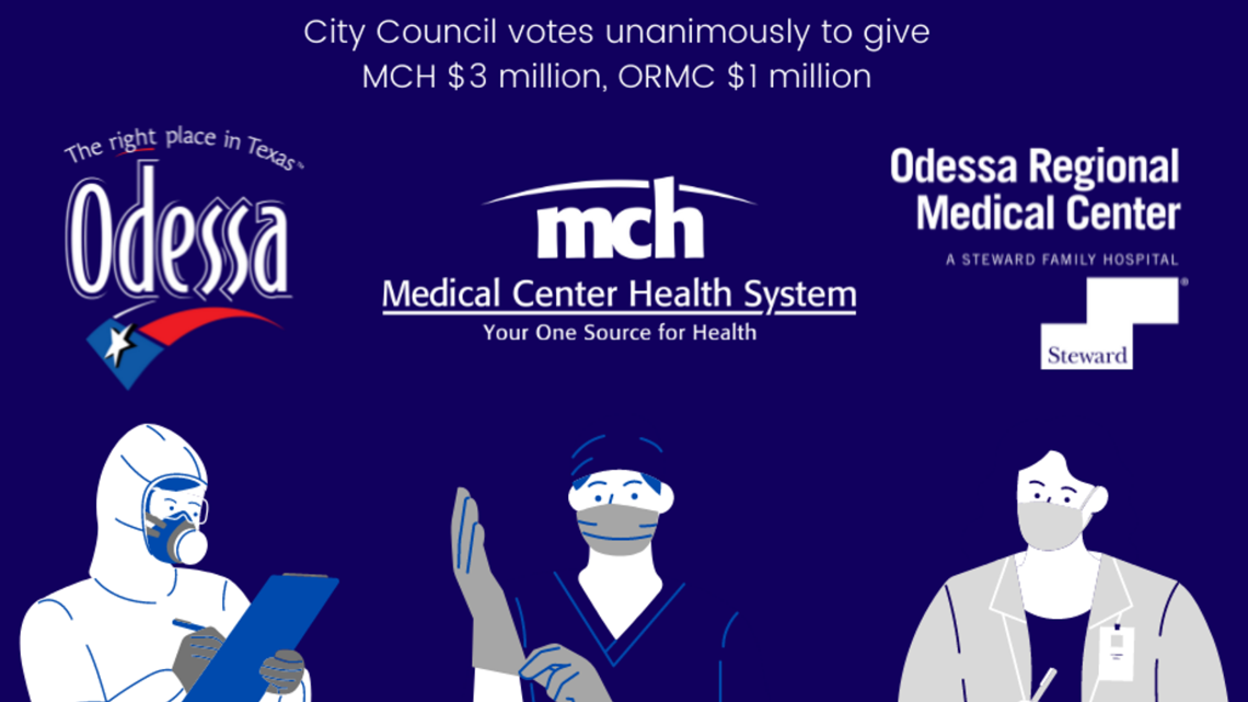Odessa hospitals to receive funds from City of Odessa via American