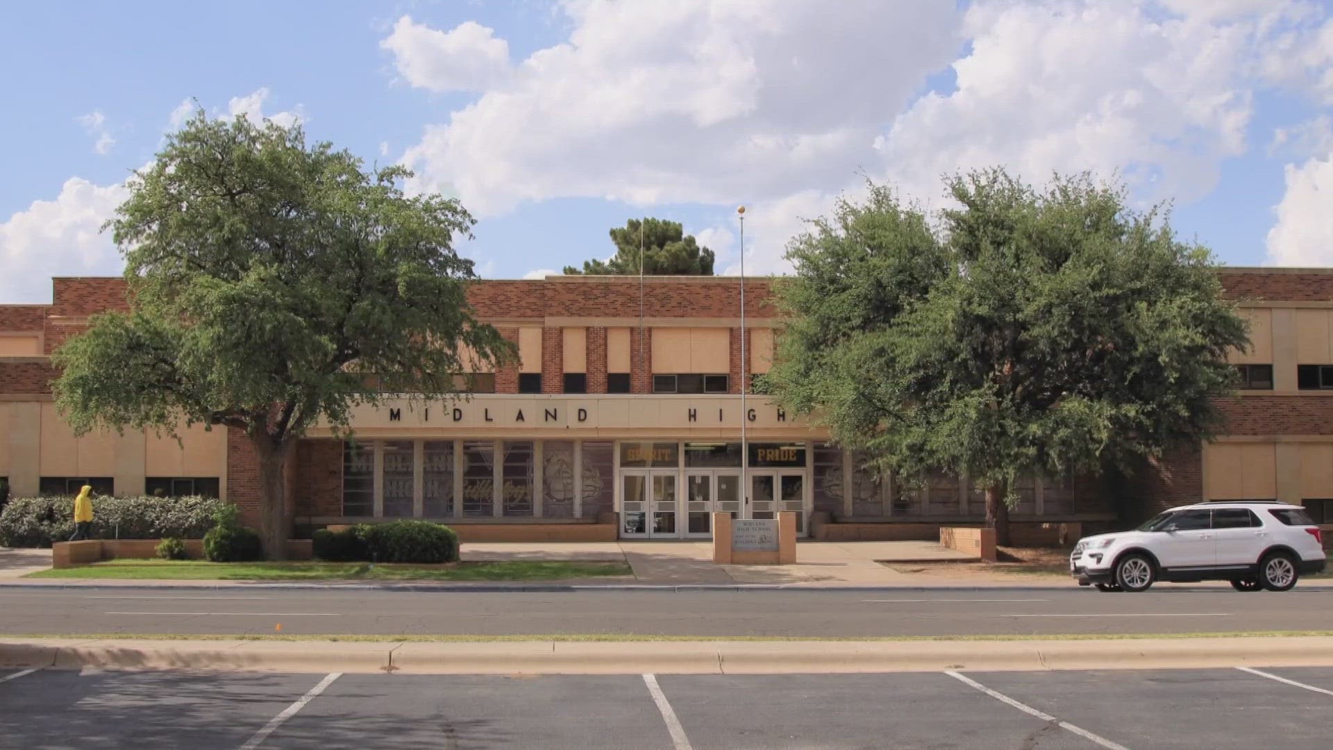 A Midland High School student was arrested Thursday after having marijuana and a firearm in his backpack.