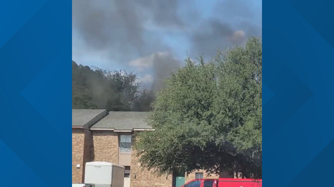 Midland Fire Department responds to Fairmont Condos fire