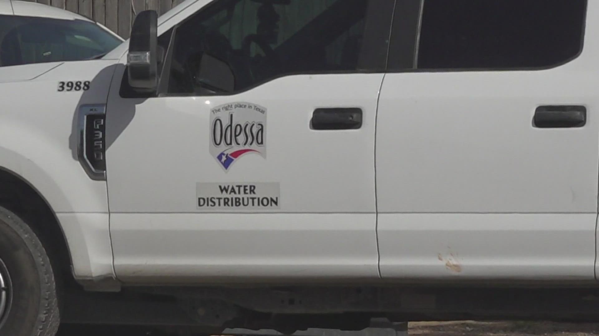 While the Ector County Utility District and the city of Odessa are right next to each other, they both have to send in water samples to be tested.