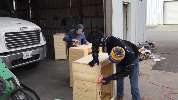 Midland Eagle Scout's flag retirement collection boxes for veterans to ...