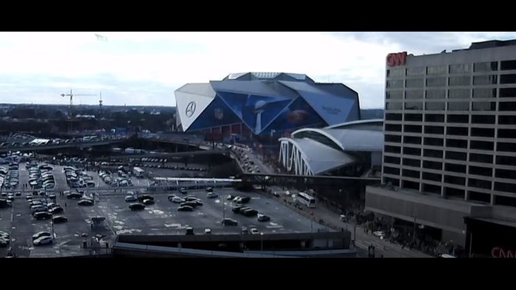 Super Bowl 2019: Watch Atlanta's Mercedes Benz Stadium's