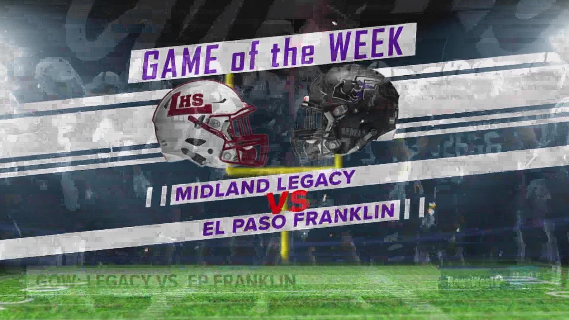 Week 12 | Legacy vs. El Paso Franklin