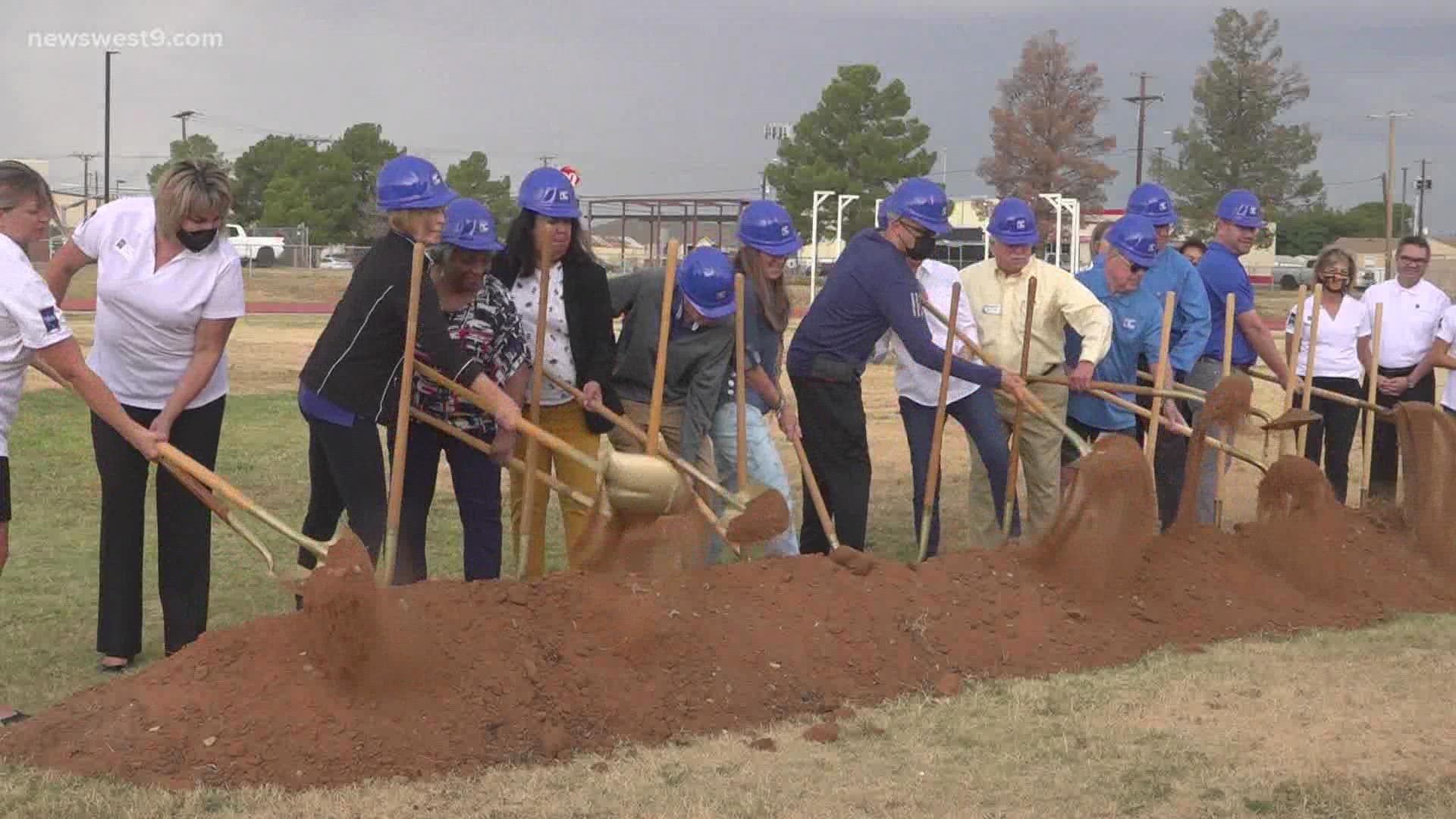 This is part of their multi-million dollar campaign to bring back track and field to Odessa College.