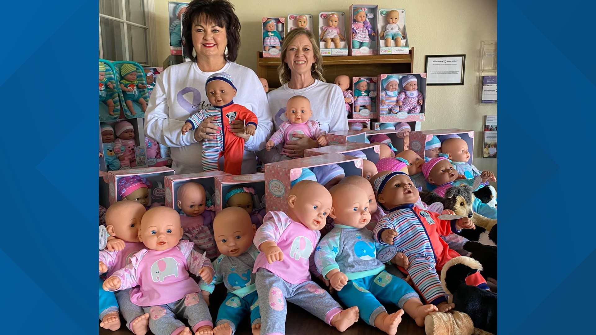 Angie's Babies are accepting baby doll donations for local Alzheimer's