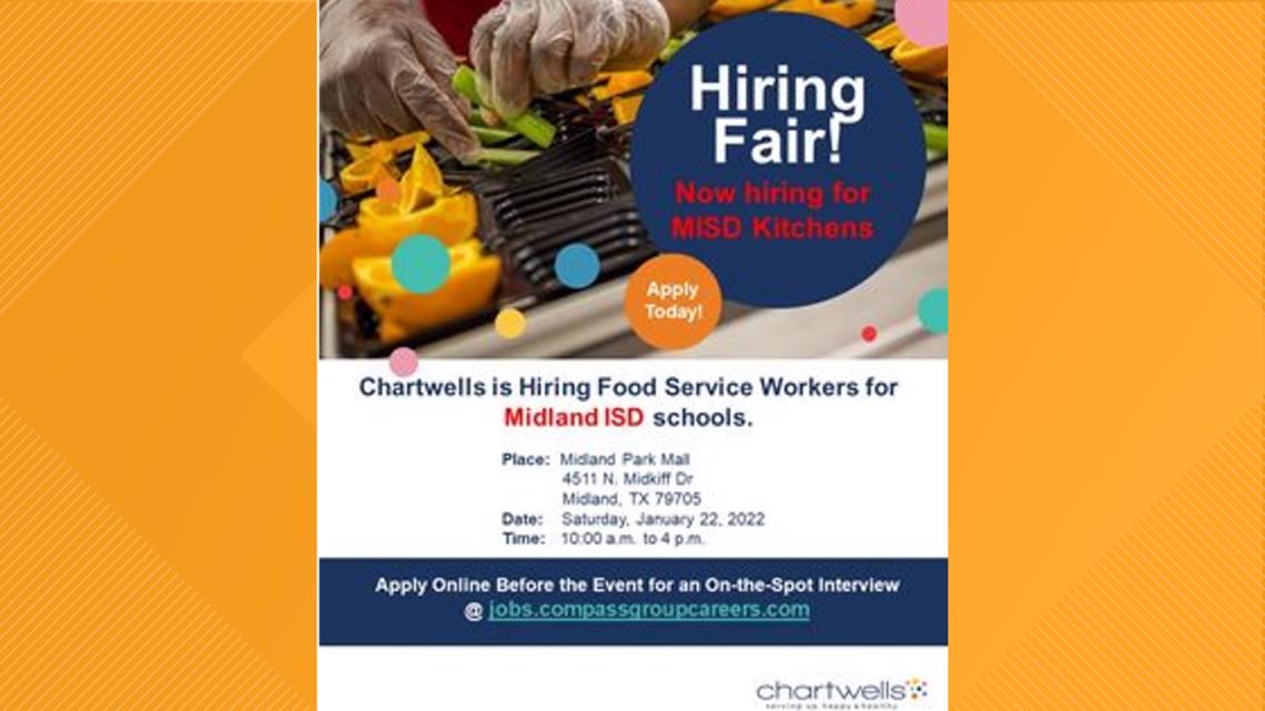 Food service company holding hiring fair for MISD kitchen staff