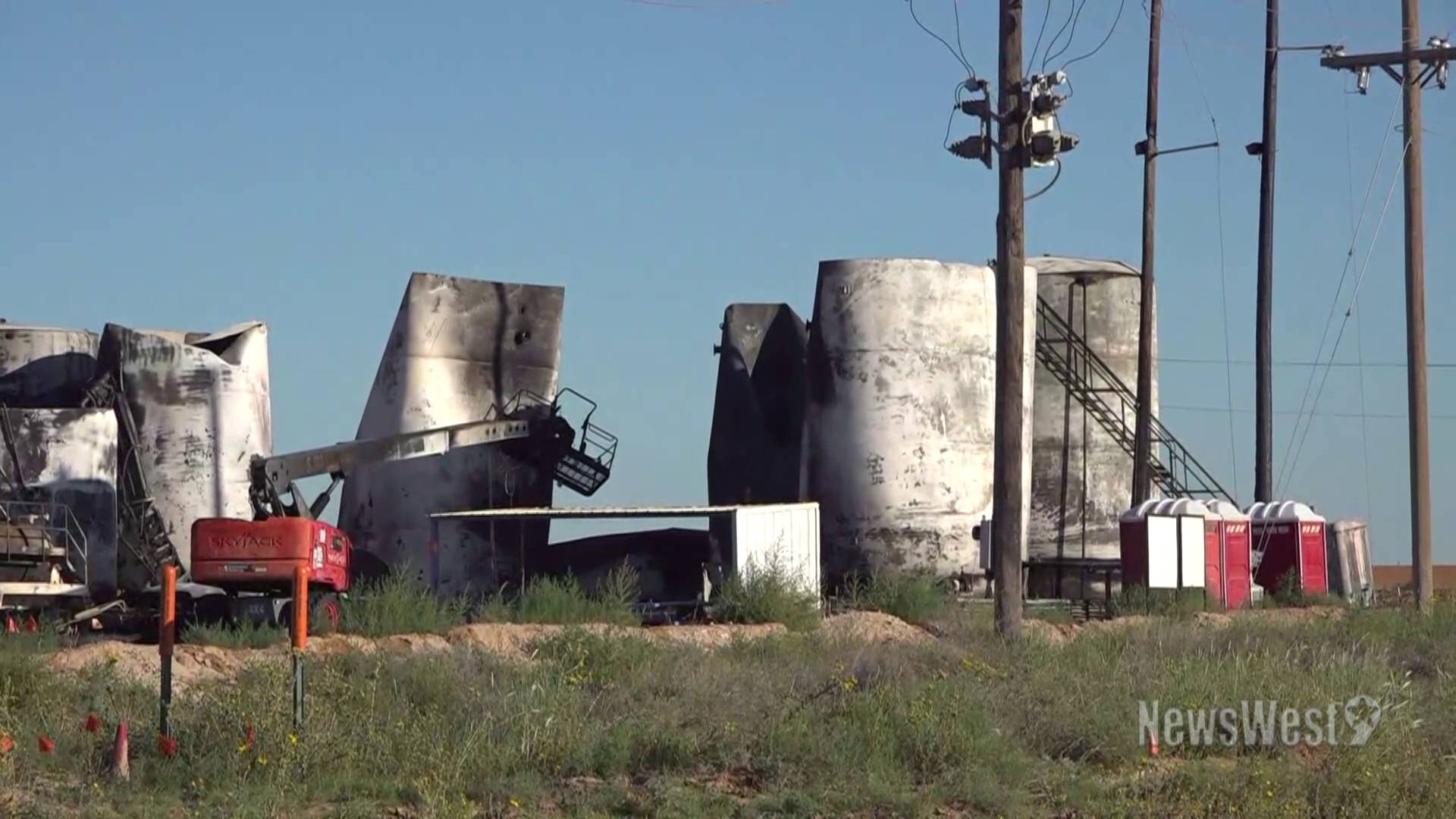 The explosion occurred at 9:36 a.m. at the site located off of Farm-to-Market 846.