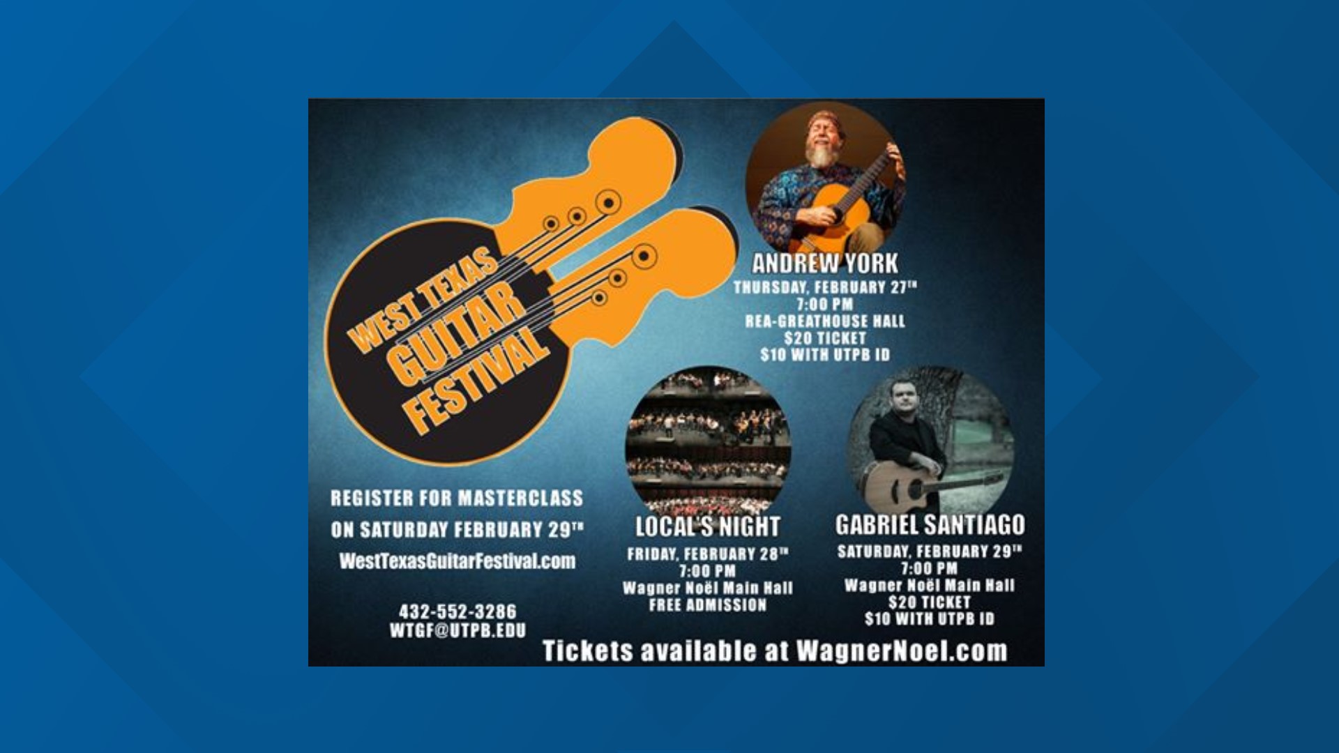 The West Texas Guitar Festival locals for Locals Night